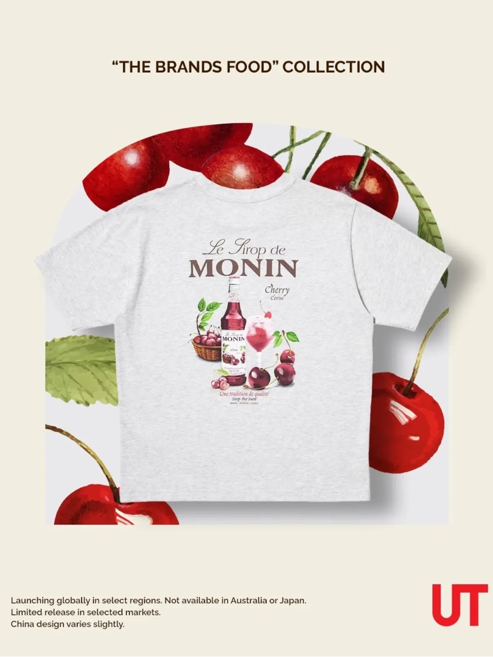 Uniqlo x Monin Cherry Graphic Tee